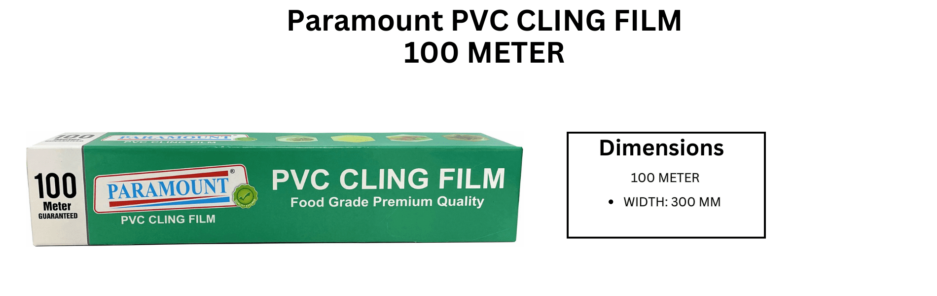 paramount PVC Cling film 100 Meter
