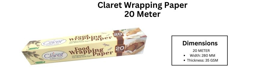 claret wrapping paper