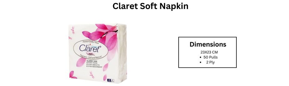 Claret soft napkin