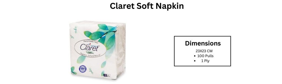 claret soft napkins
