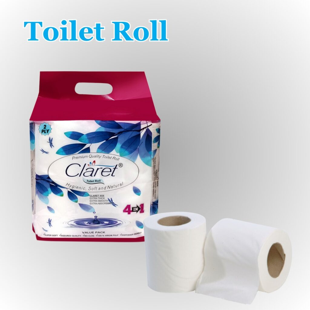 toilet rolls