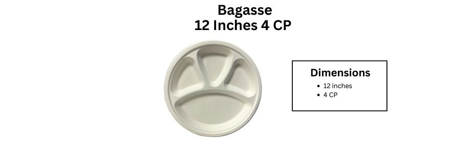 bagasse 11 inches 4 cp