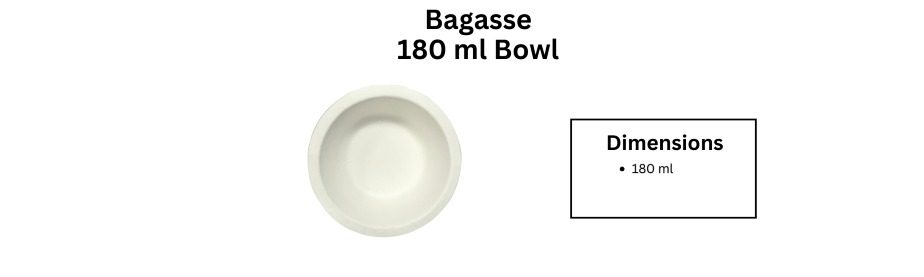 BAGASSE 180 ML BOWL
